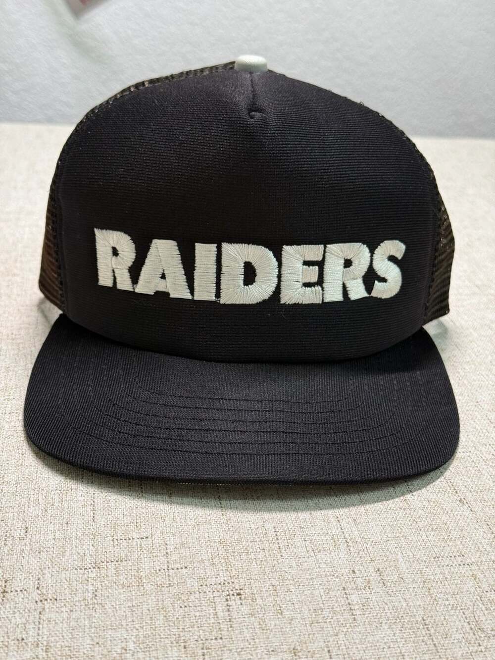Vintage Raiders NFL Trucker Hat Snapback Made in USA